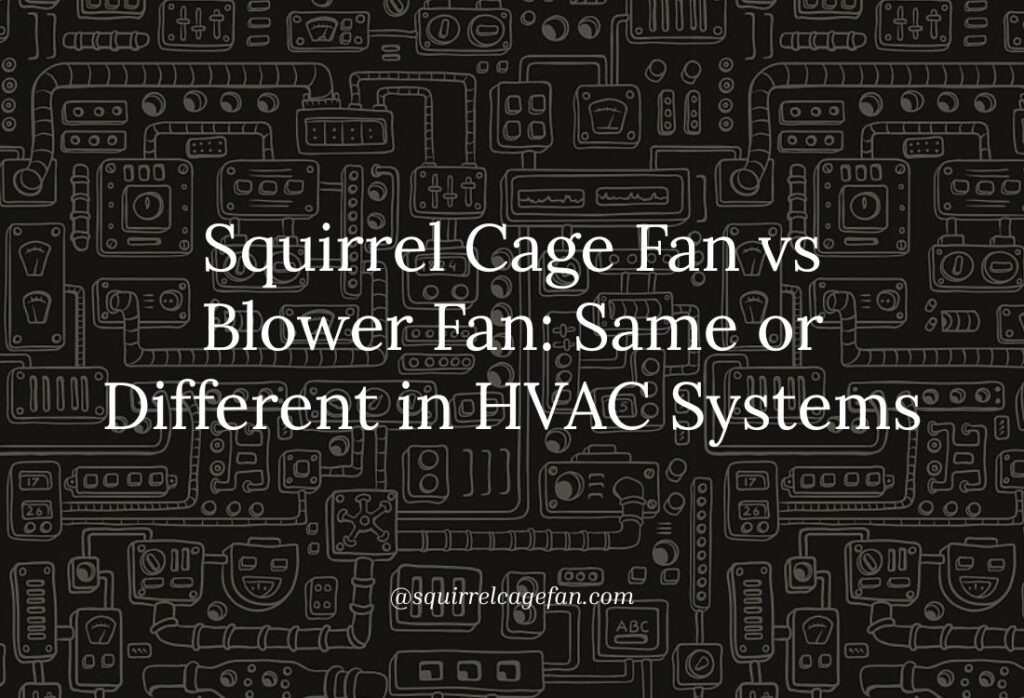 Squirrel Cage Fan vs Blower Fan: Are They the Same or Different in HVAC Systems